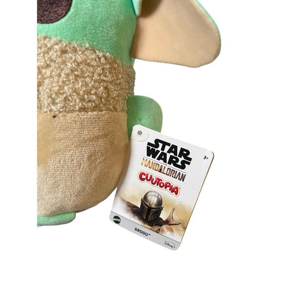 MATTEL  STAR WARS GROGU BABY YODA PLUSHIE 8’ CUUTOPIA MANDALORIAN COLLECTIBLE - Picture 6 of 9